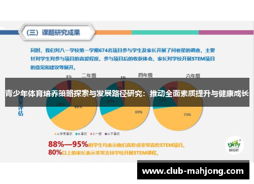 青少年体育培养策略探索与发展路径研究:推动全面素质提升与健康成长 青少年体育培养策略探索与发展路径研究:推动全面素质提升与健康成长